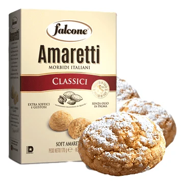 Falconie Classic Soft Amaretti with Almonds- 5.9 oz