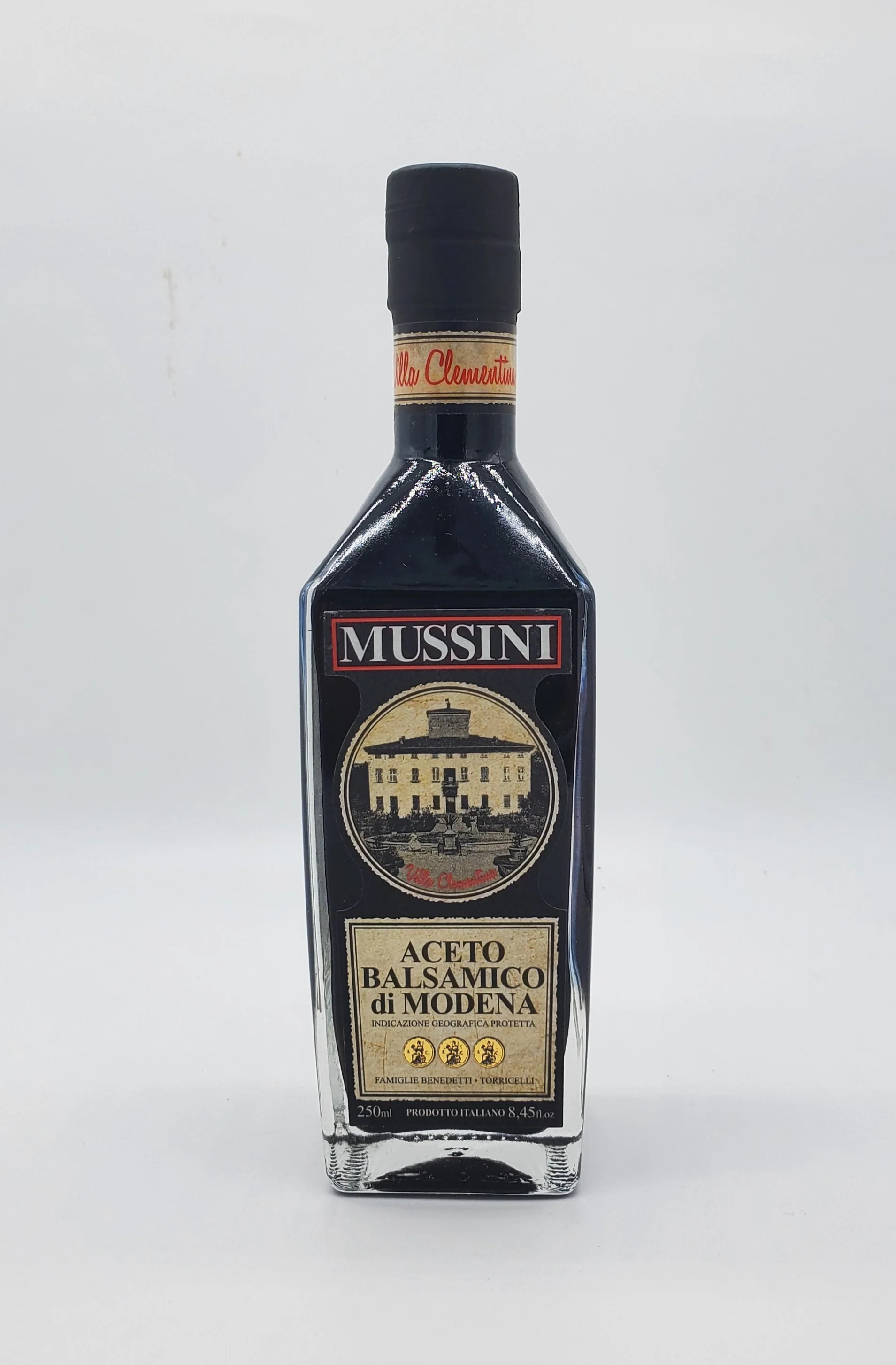 Mussini Villa Clementina Balsamic Vinegar of Modena 9 years IGP 3 coins 250ml