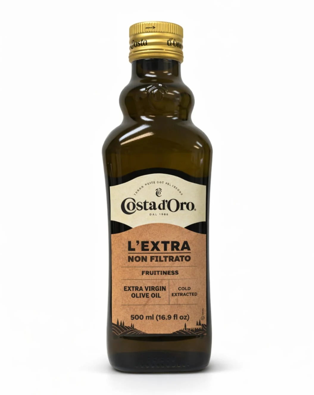 Costa d'Oro Il Extra Unfiltered Extra Virgin Olive oil 16.9 oz