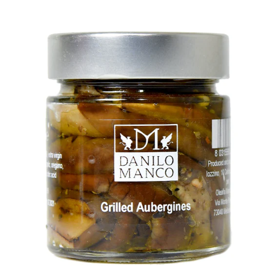 Danilo Manco Grilled eggplants in Extra Virgin Olive Oil 220 gr