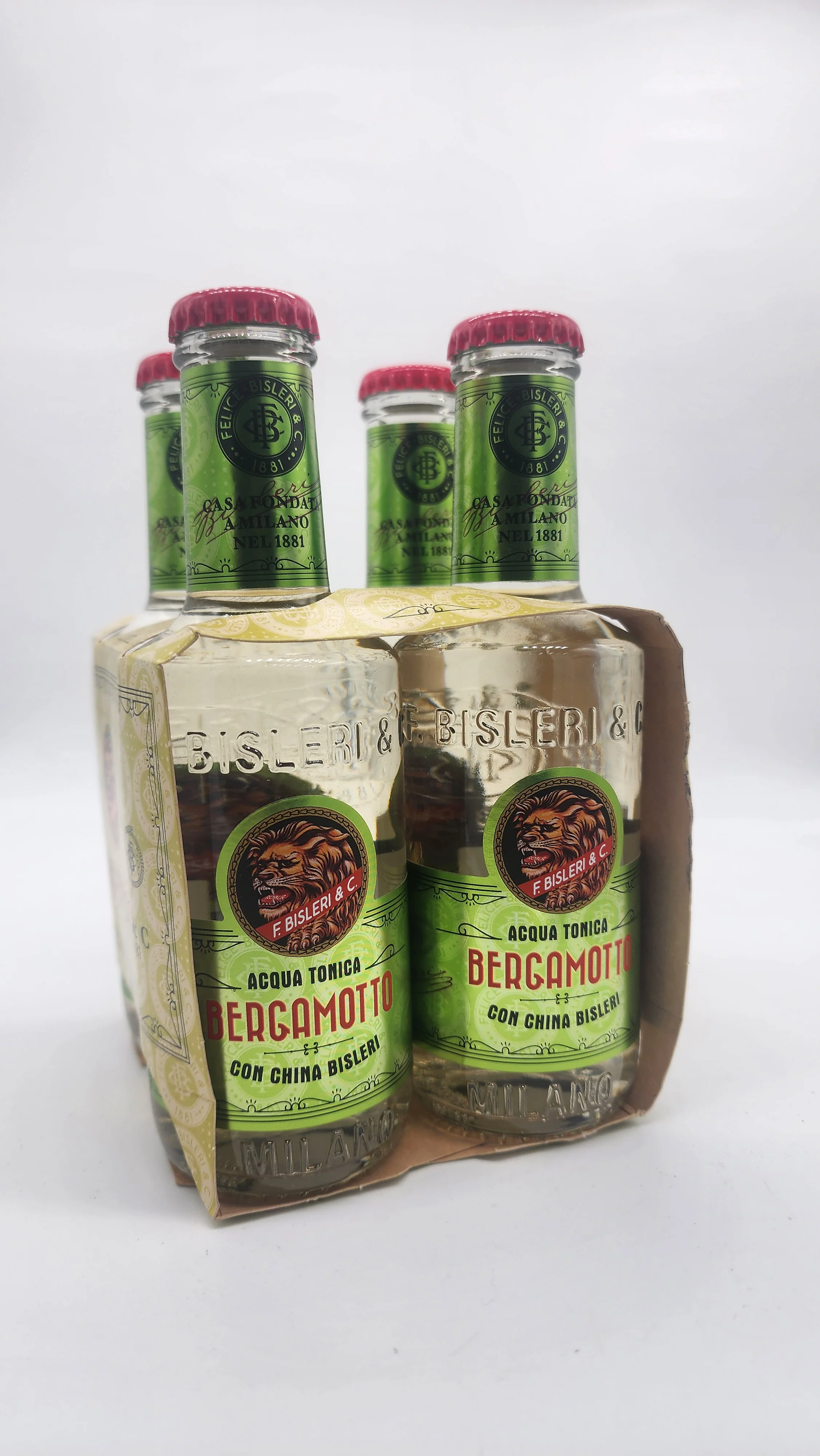 Felice Bisleri & C Bergamotto Tonic Water 6.8oz pack of 4 - Image 2