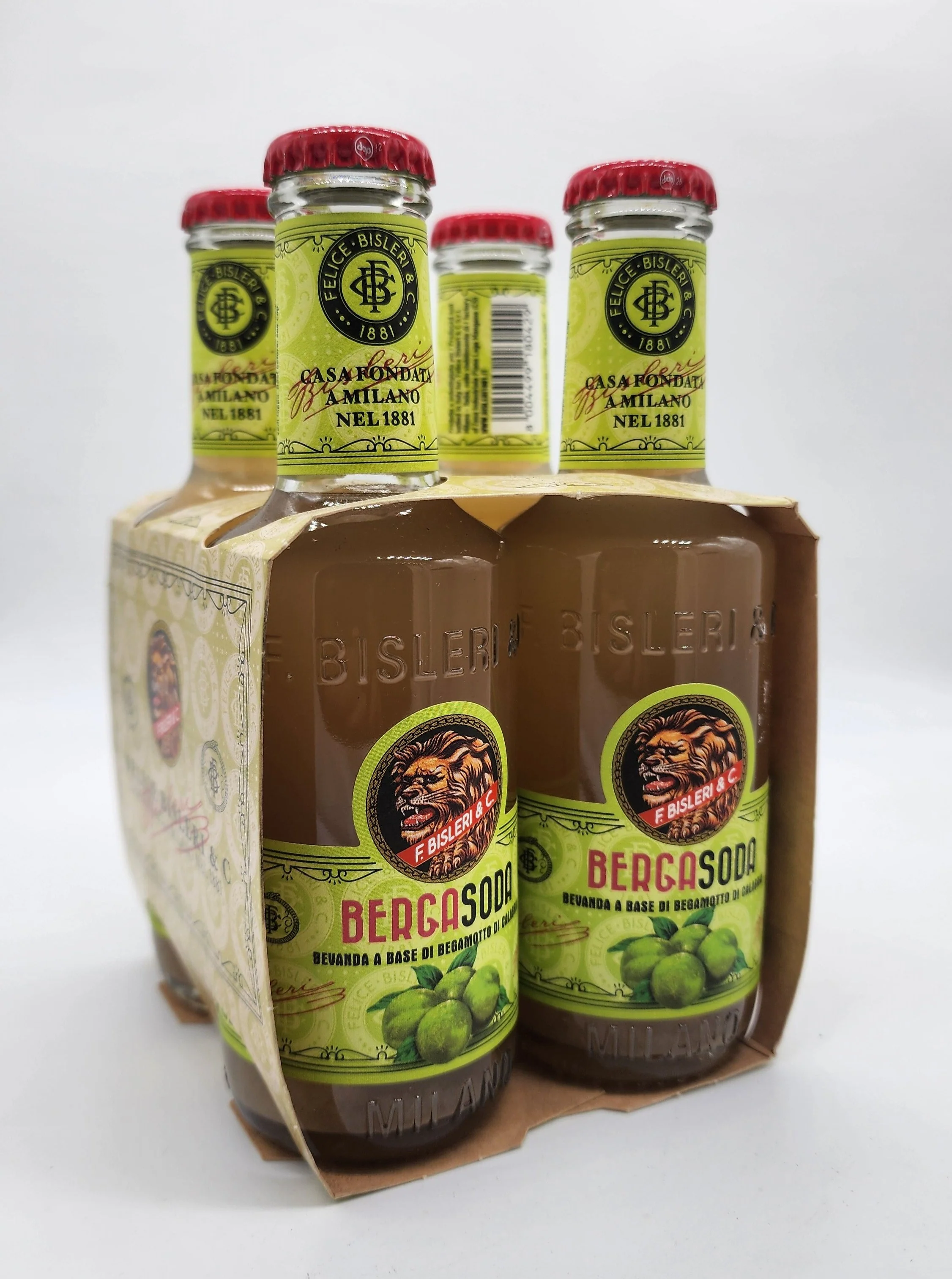 Felice Bisleri & C Bergasoda 6.8oz pack of 4 - Image 2