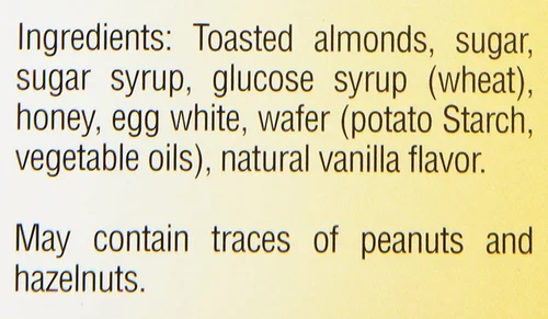 Ferrara Almond Honey Torrone, 40 Piece, 16.9 oz - Image 4