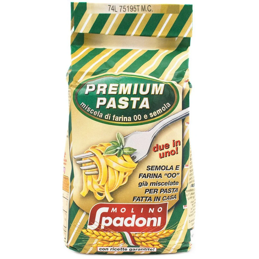 Flour for pasta | blend of wheat "00" flour & semolina flour by molino spadoni 2.2 lb
