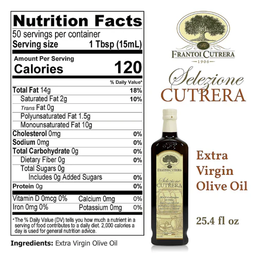 Frantoi Cutrera Selection Cutrera Extra Virgin Olive Oil, 24.6 oz - Image 2