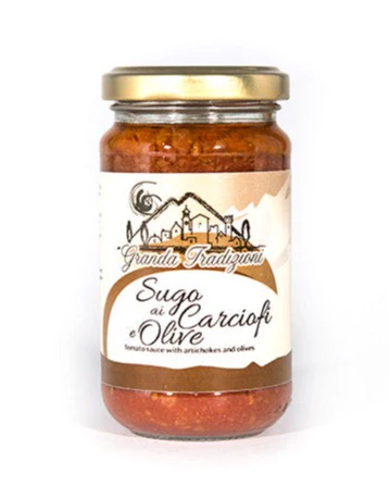 Granda Tradizioni Tomato Sauce with Artichokes and Green olives  - 6.34 oz