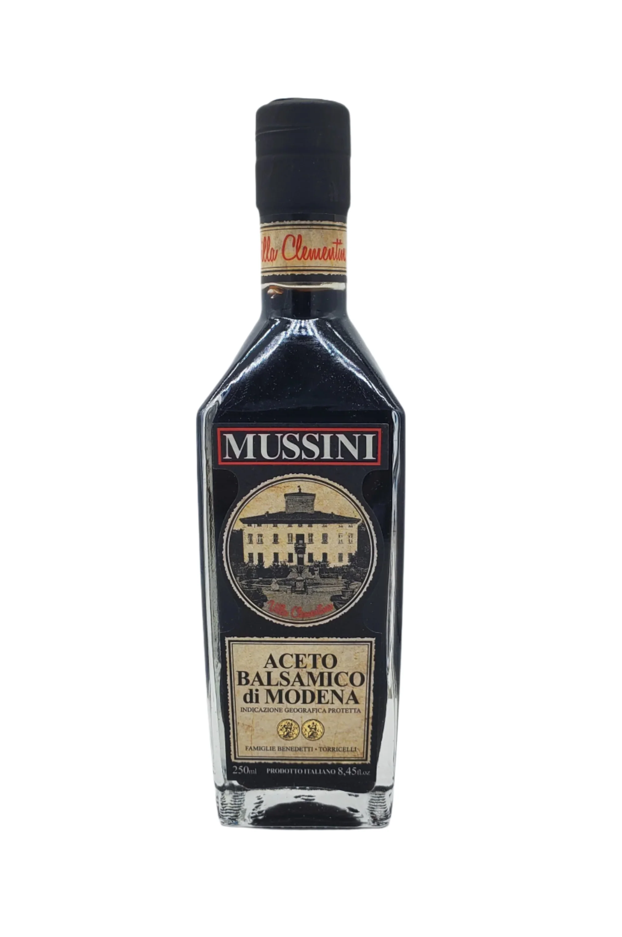 Mussini Villa Clementina Balsamic Vinegar of Modena 6 years IGP 2 coins 250ml