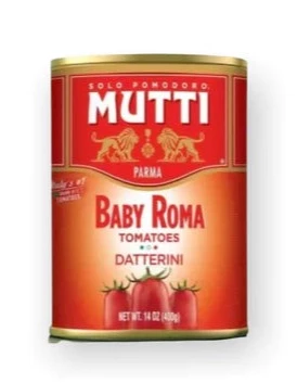 Mutti Baby Roma Tomatoes Datterini 14 oz./ 400g.