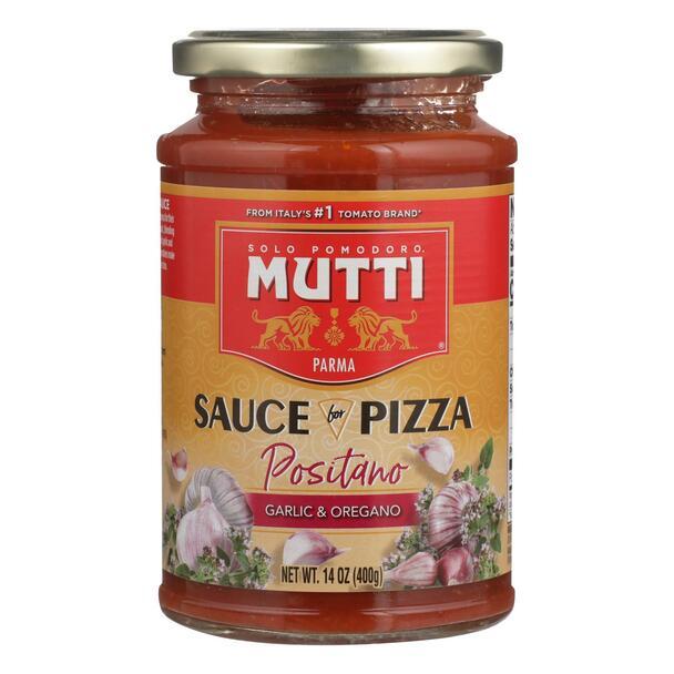 Mutti Positano Garlic and Oregano Pizza Sauce, 14 oz