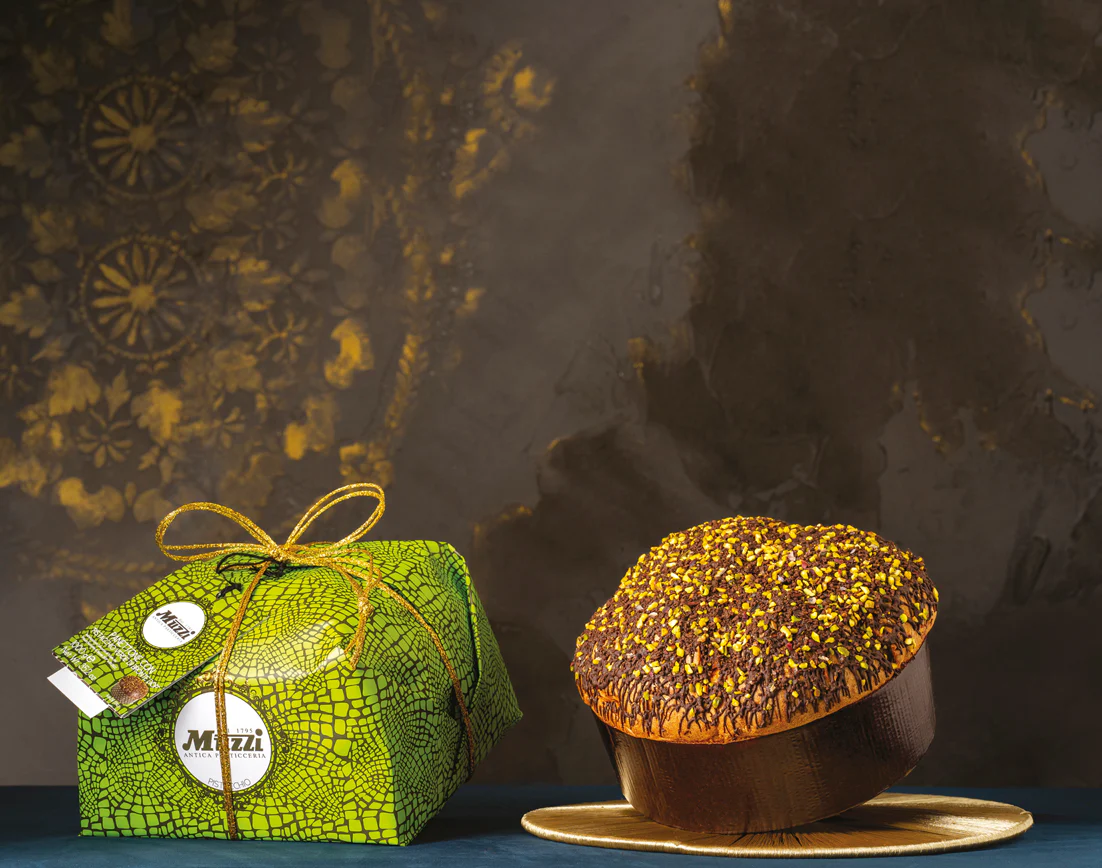 Muzzi Panettone Bronte Pistachio Animalier 1 kg - Image 3