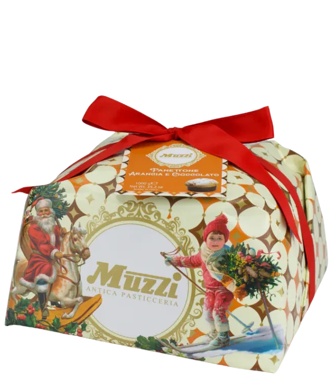 Muzzi Panettone With Orange and Chocolate 1kg