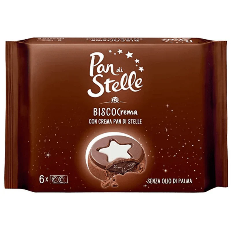 Pan di Stelle Biscocrema Chocolate Cream Filling Cookies 5.92oz