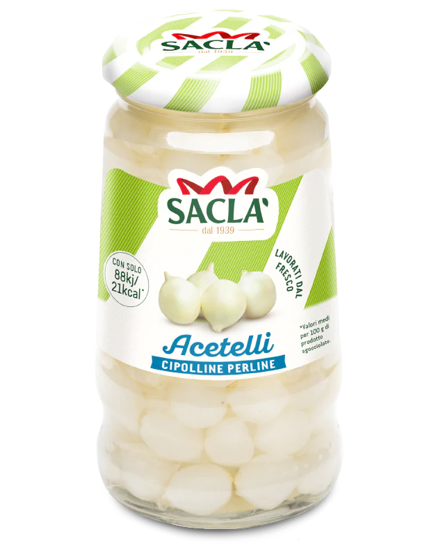 Sacla Acetelli  Cipolline Perline 10.58oz