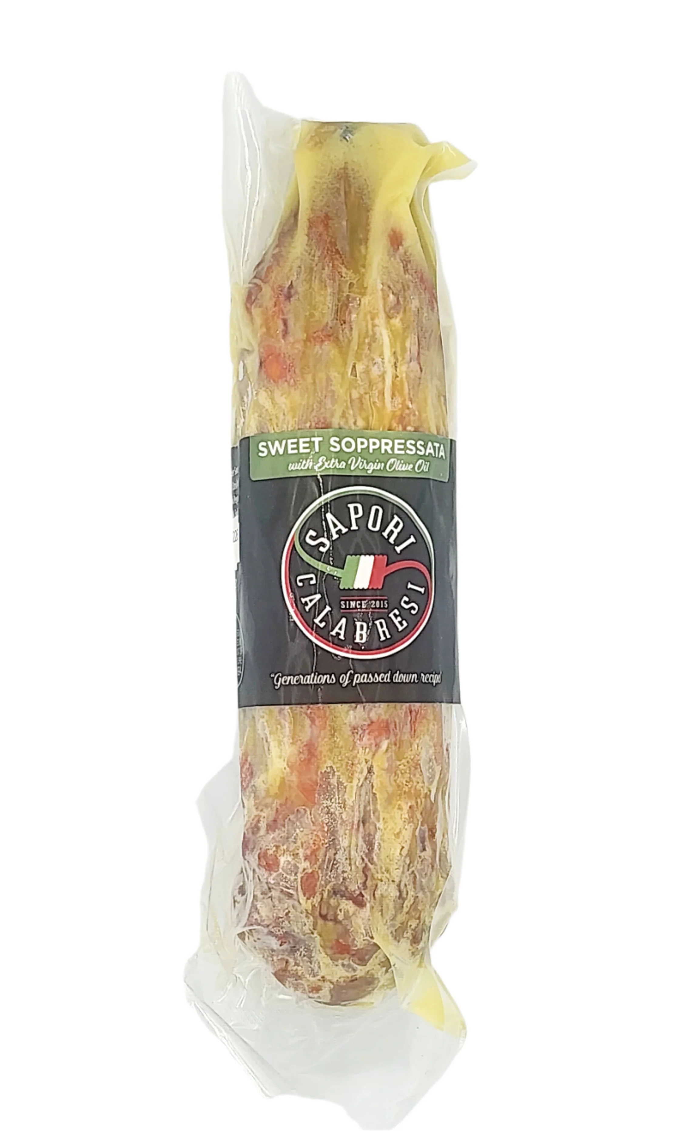 Sapori Calabresi Sweet Calabrian Sopressata in Oil 16 oz