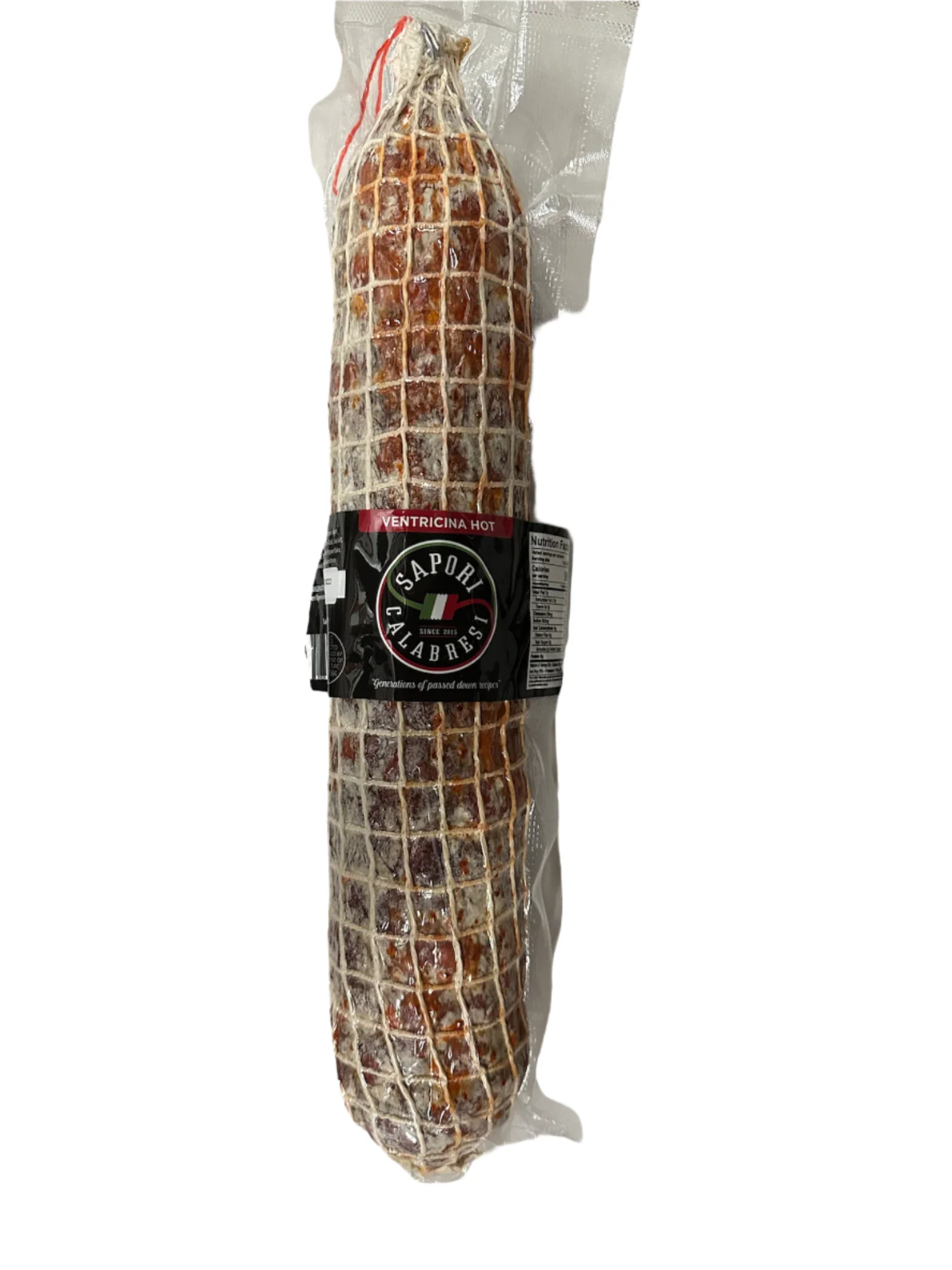 Sapori Calabresi Ventricina Hot Sopressata 3.5lb - Image 2