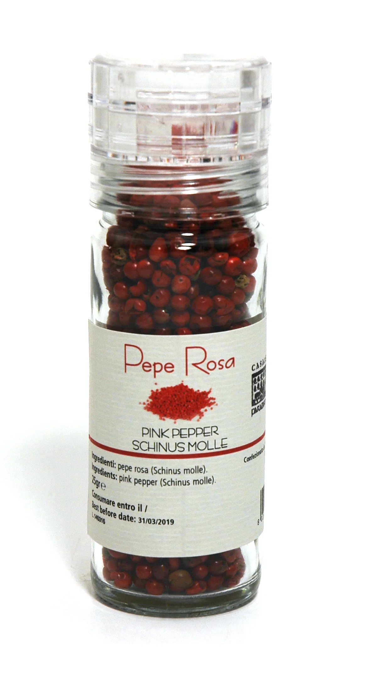 Pink Pepper Grinder, by Casale Paradiso 50 gr