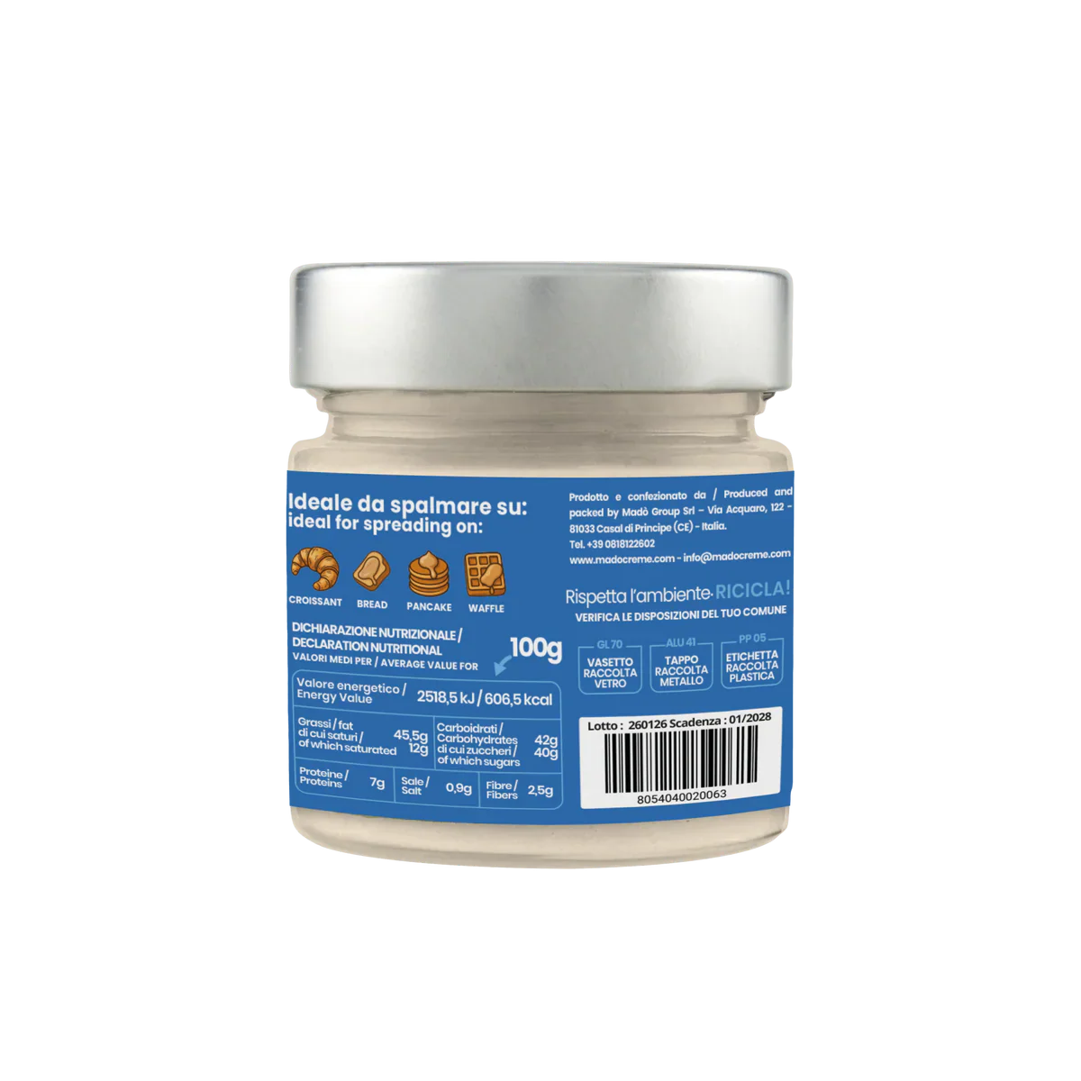 Spreadable cream "Cookies" 200g - Image 2