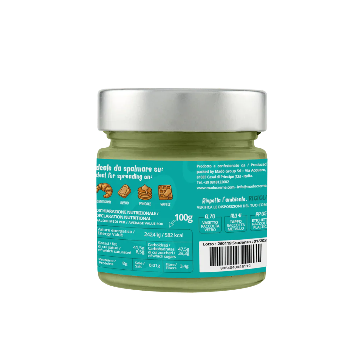 Spreadable cream "Pistachio Dubai Style" 25%" 200g - Image 2