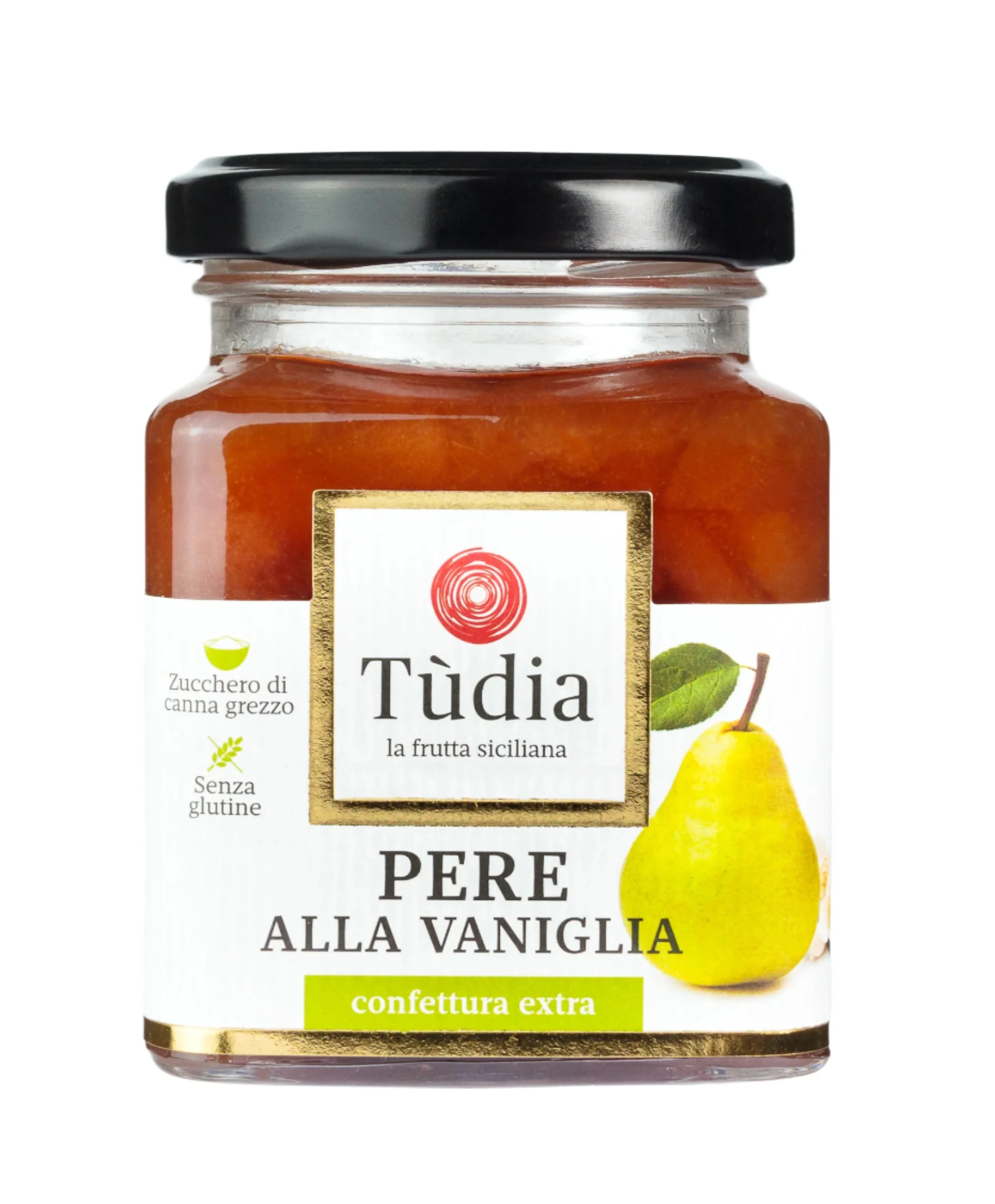Tudia Pear Extra Jam with Vanilla 7.4 oz