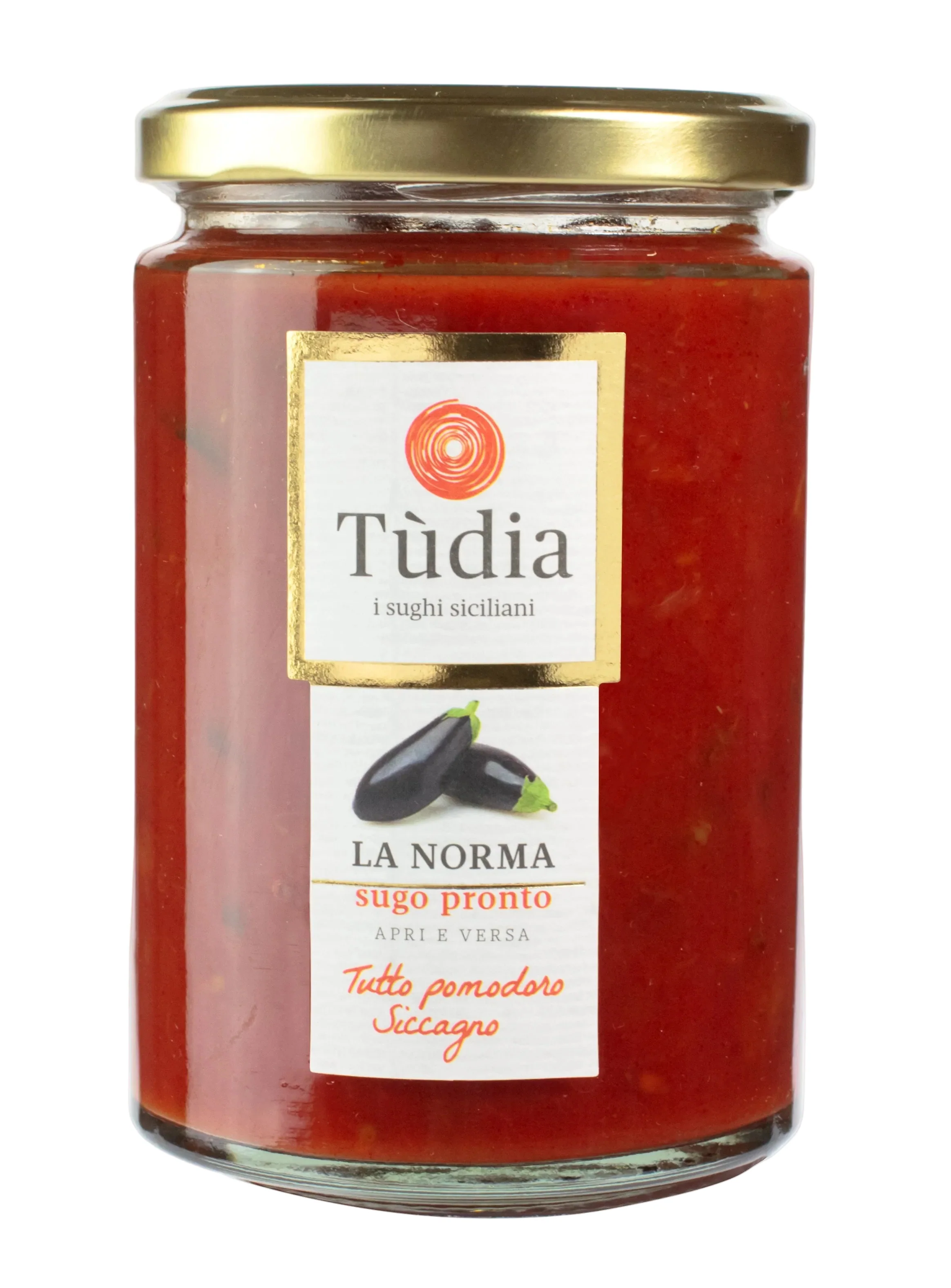 Tudia Sugo Eggplant Tomato Sauce - 12 OZ