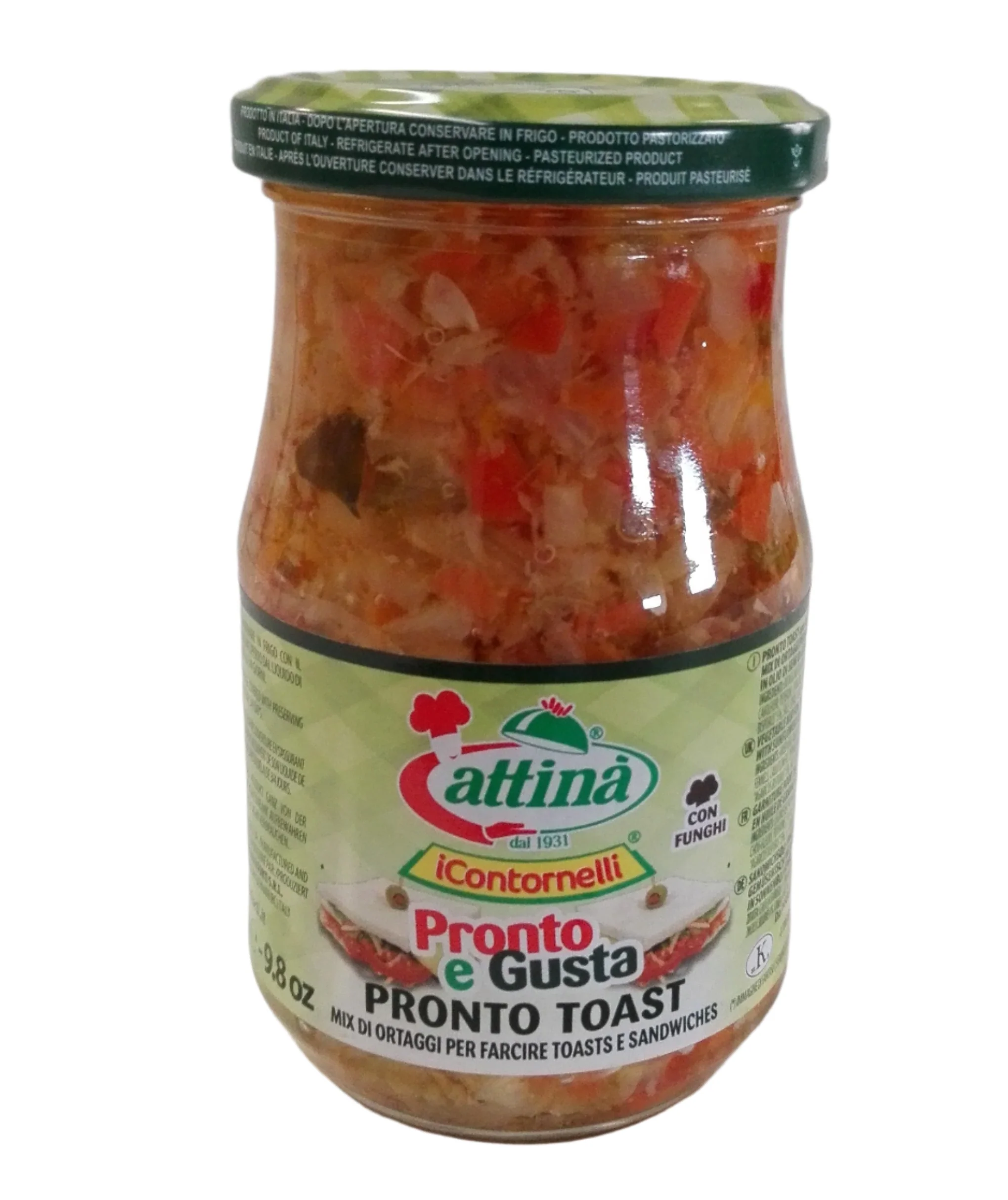 Attina Vegetables Mix for Toast "Pronto Toast" - 9.8 oz