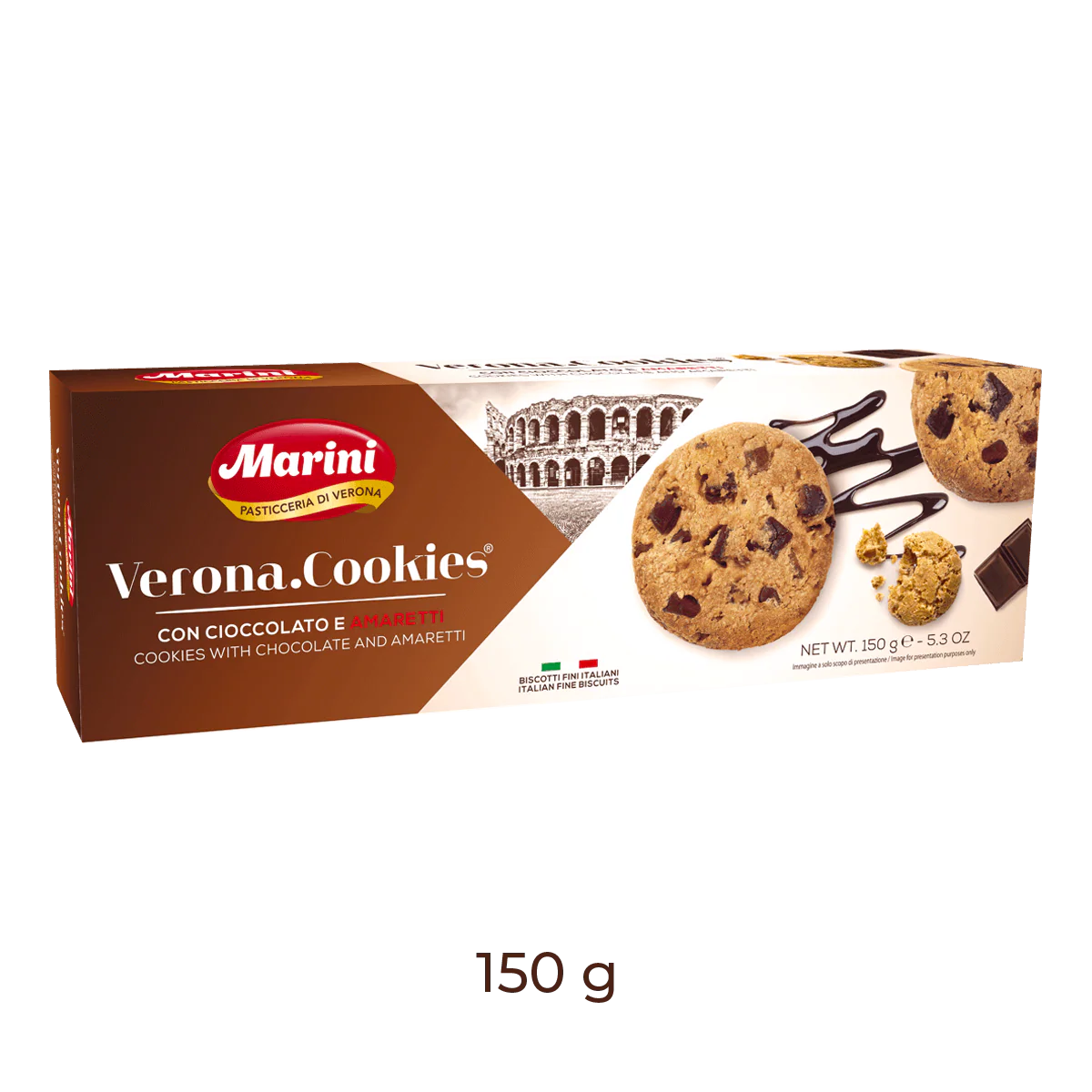 VERONA COOKIES Chocolate and Amaretti 150g